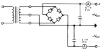 Dual Complementary Rectifier Circuit Drawing